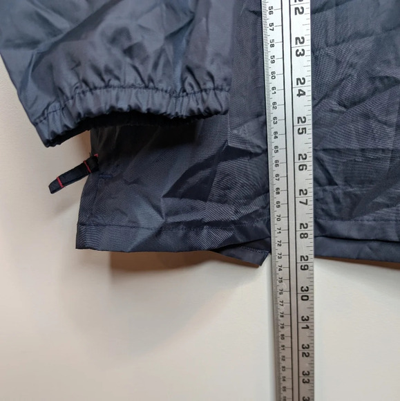 Quechua Foldable Dark Blue Raincoat Woman Medium to Large - Picture 6 of 7